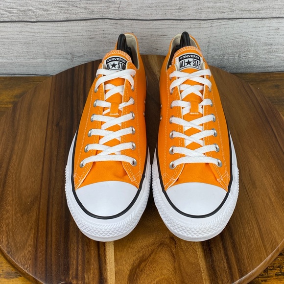 Converse Chuck Taylor All Star Seasonal Orange Low Top Shoe 164937F Mens Size 13 - Picture 7 of 11